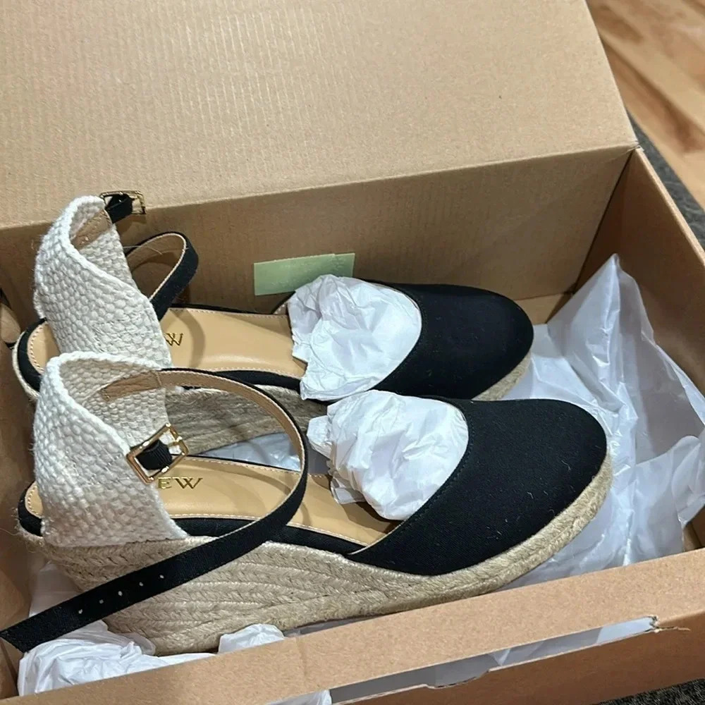 J.Crew Ankle-strap espadrille wedges - Picture 4 of 5